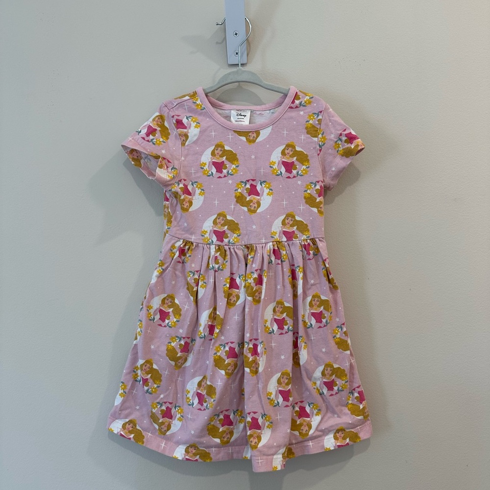 Hanna Andersson Pink Aurora Princess Kids Dress size 4T